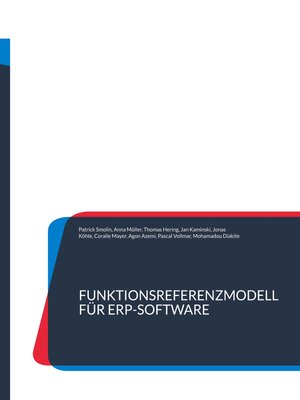 cover image of Funktionsreferenzmodell für ERP-Software
